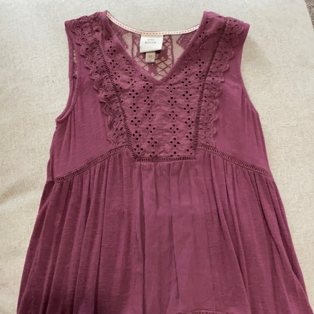 Pink/purple top